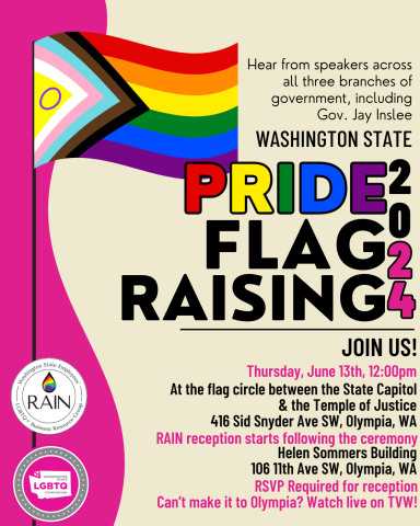 Pride Flag Raising Poster