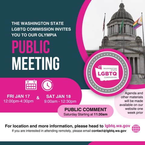 January Public Meeting Digital Flyer, Information in Description