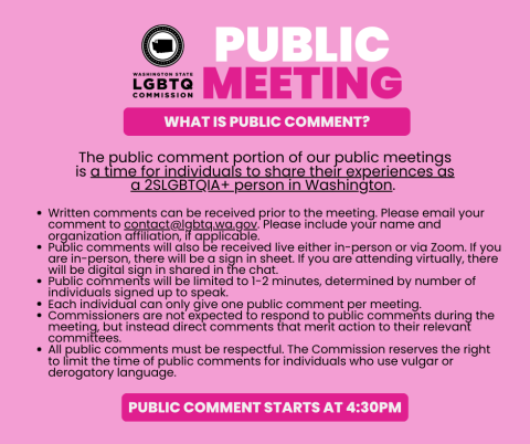Public Comment Guidance (Text Below)
