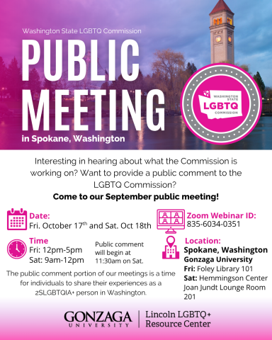 Spokane Public Meeting Flyer