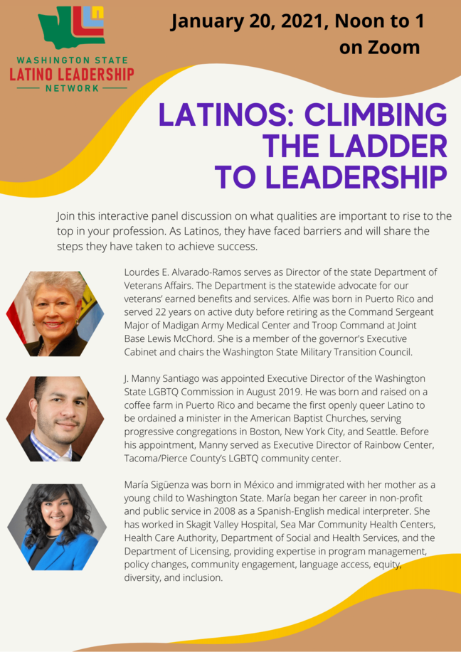 Latinos: Climbing the Ladder to Leadership Flyer