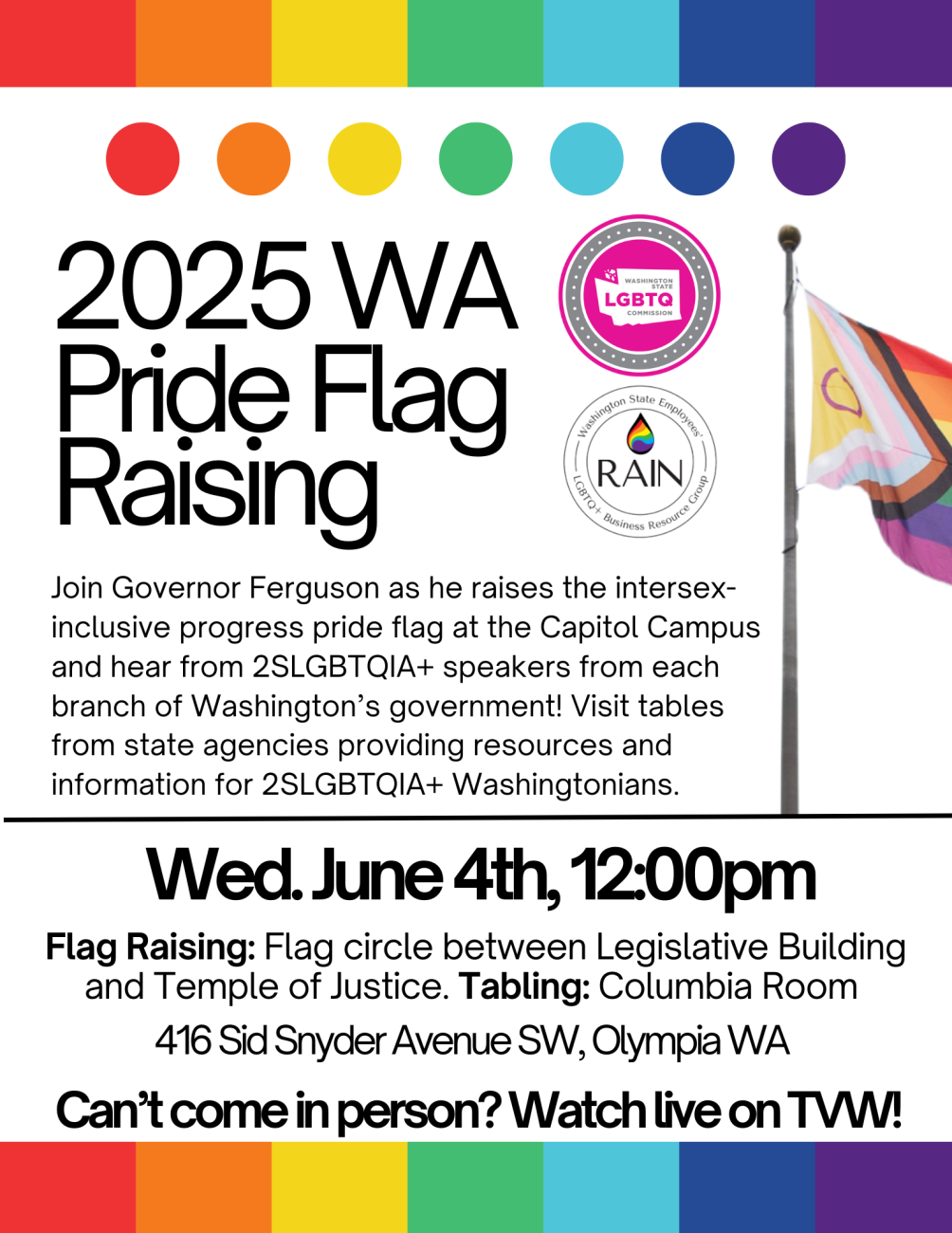 Pride Flag Raising 2025