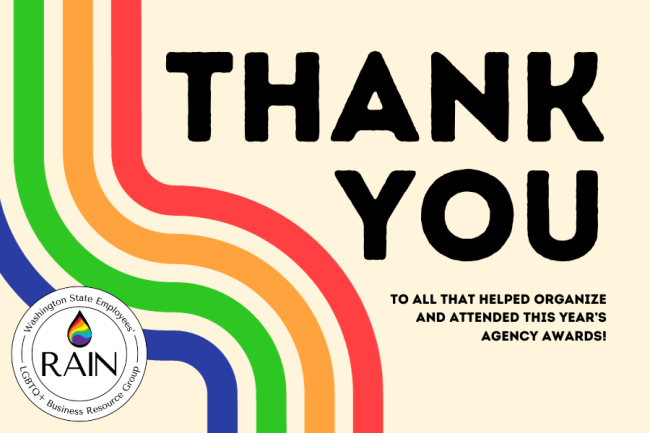 Thank you to all that helped organize and attended Agency Awards this year.