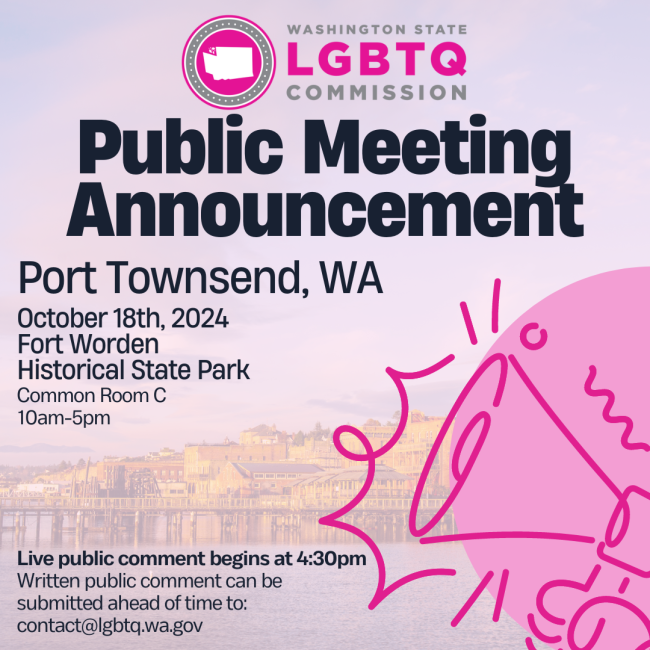 October Public Meeting Announcement